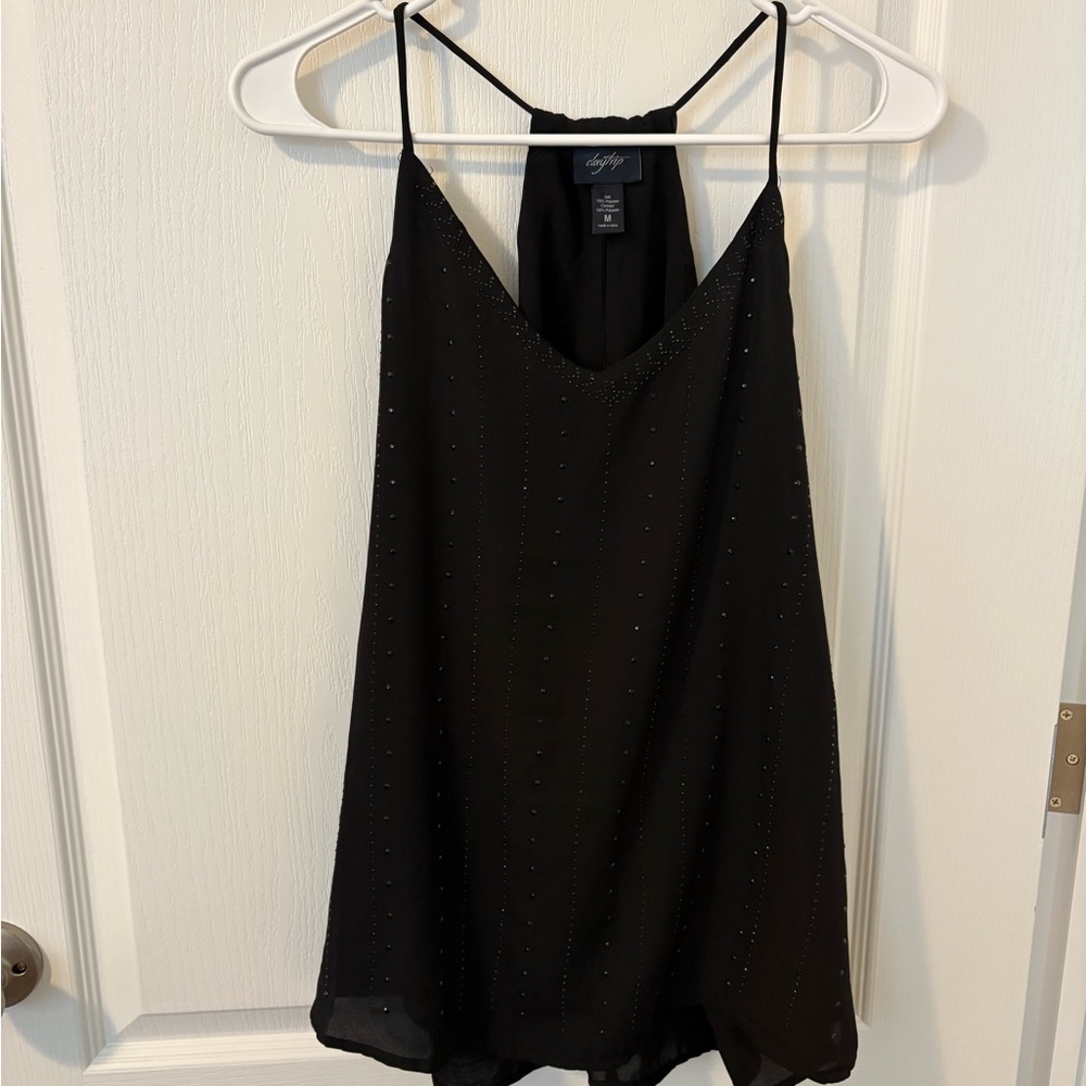 Daytrip Black Rhinestone tank